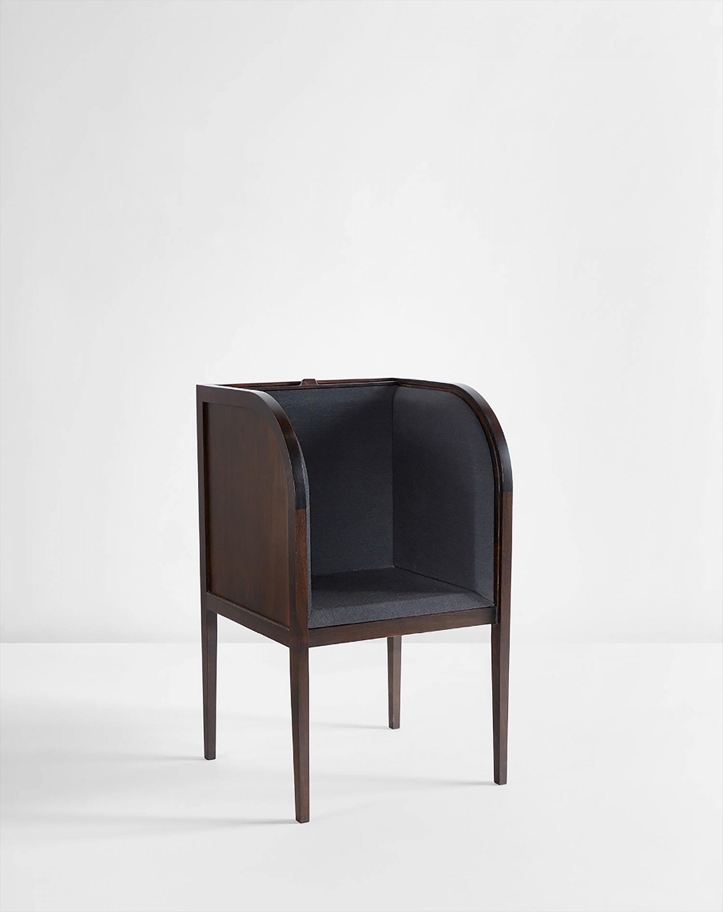 Rolltop Armchair Open