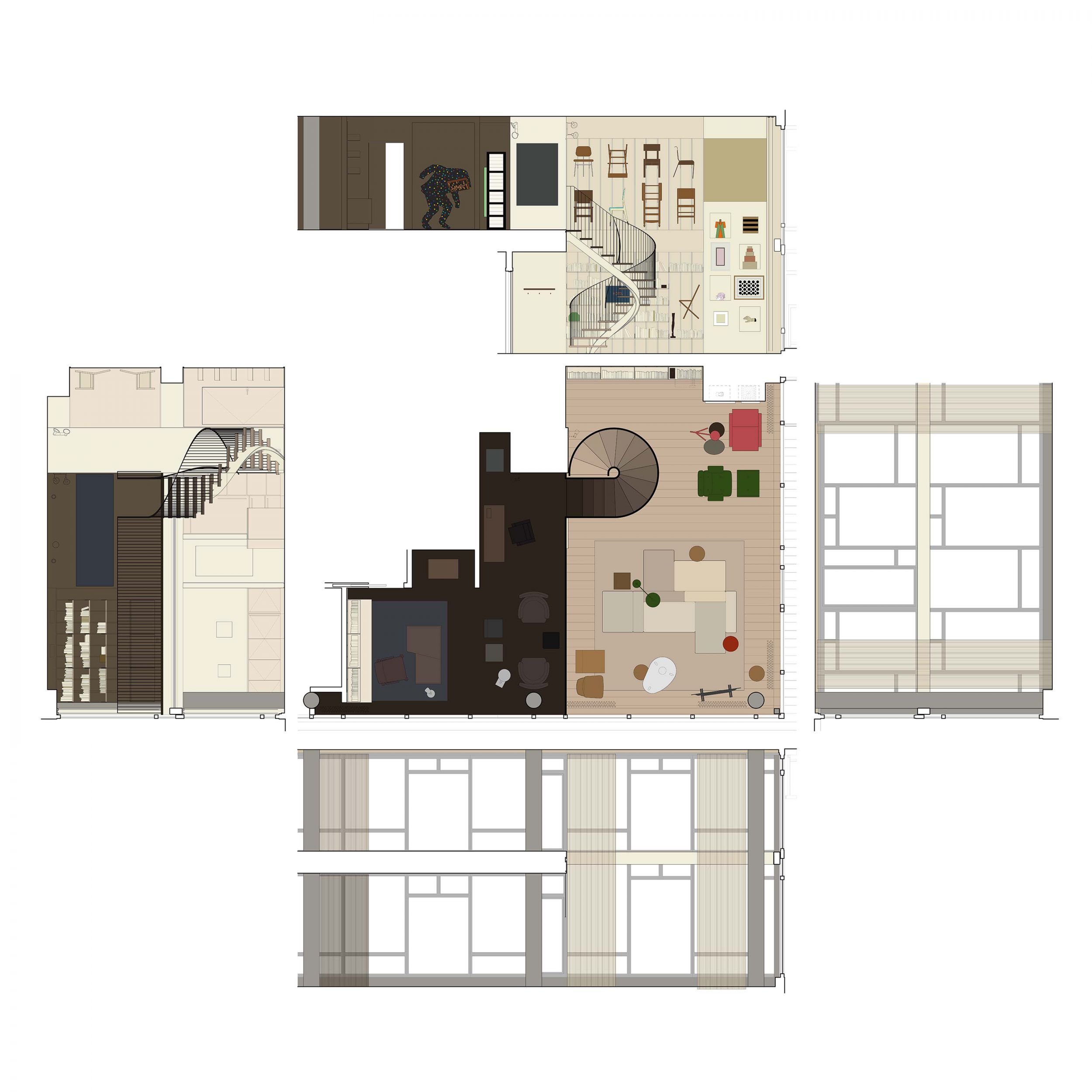 211221_DEVELOPED SURFACE_LIVING ROOM AND LIBRARY
